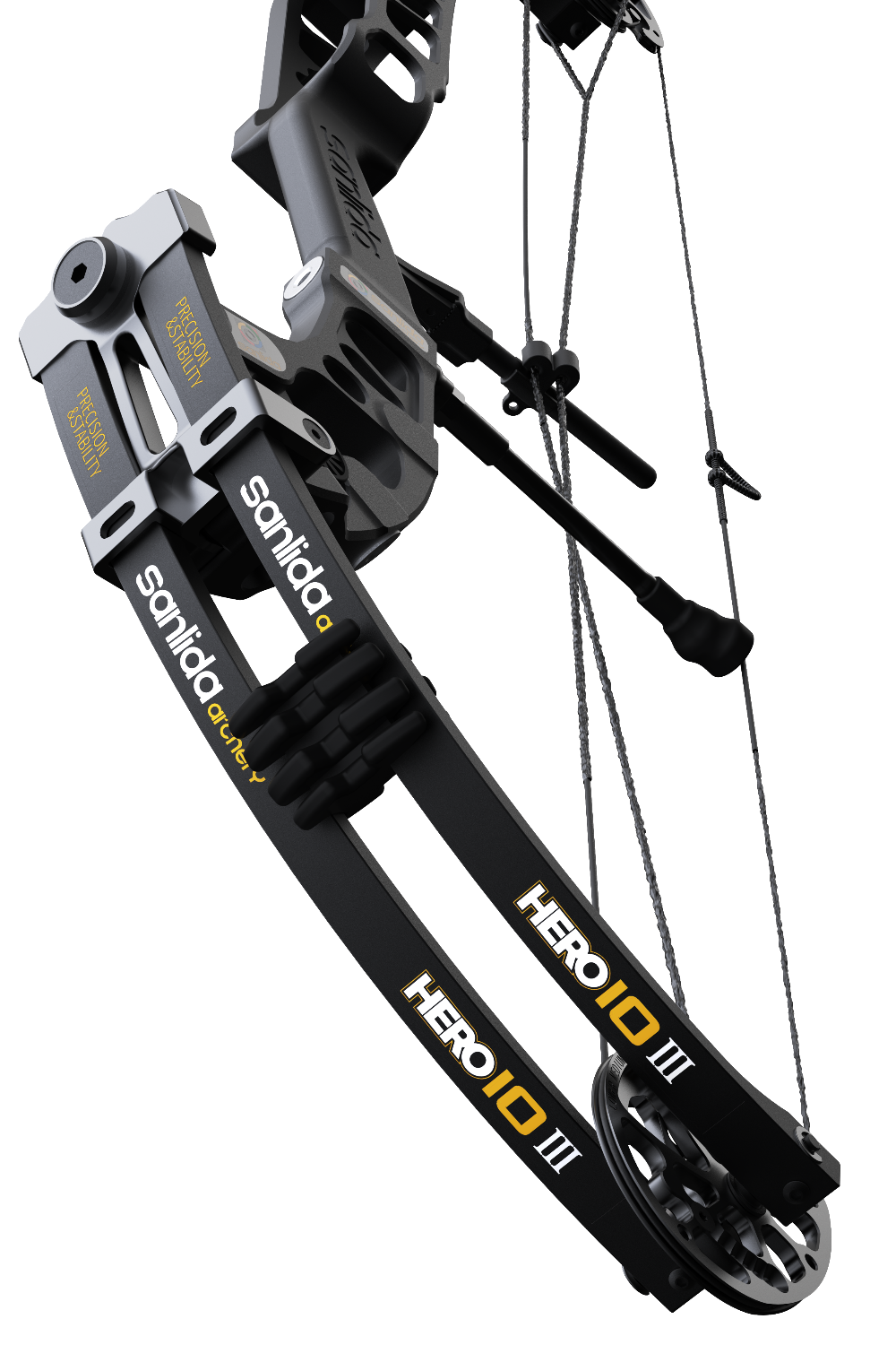 Спортивный блочный лук Sanlida Hero X10 III ver 3.0 37'' KIT