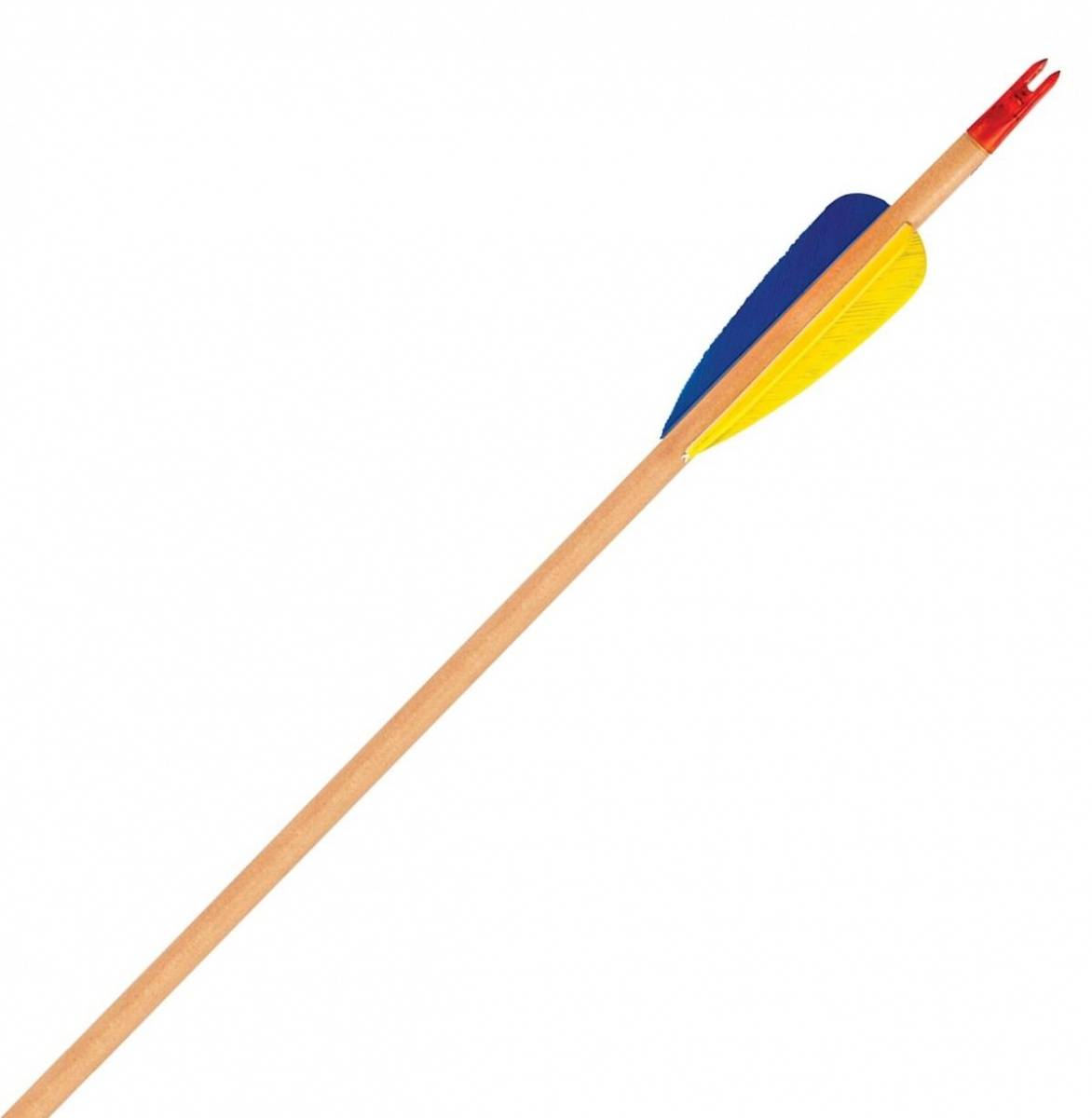 товар Стрела лучная деревянная (натуральное оперение) 28