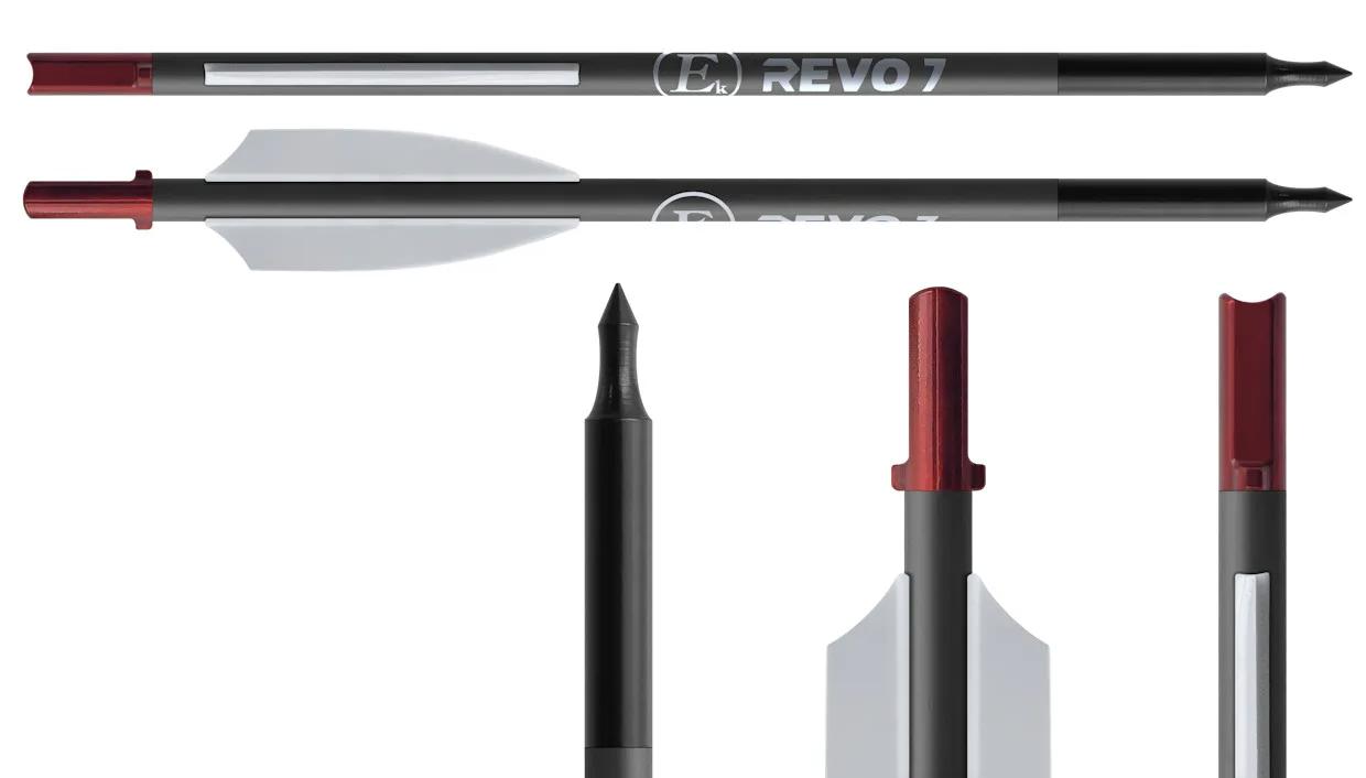 Стрела карбоновая 6,5" для арбалета Ek Revo 7 утяжеленная (комплект 10 шт.)