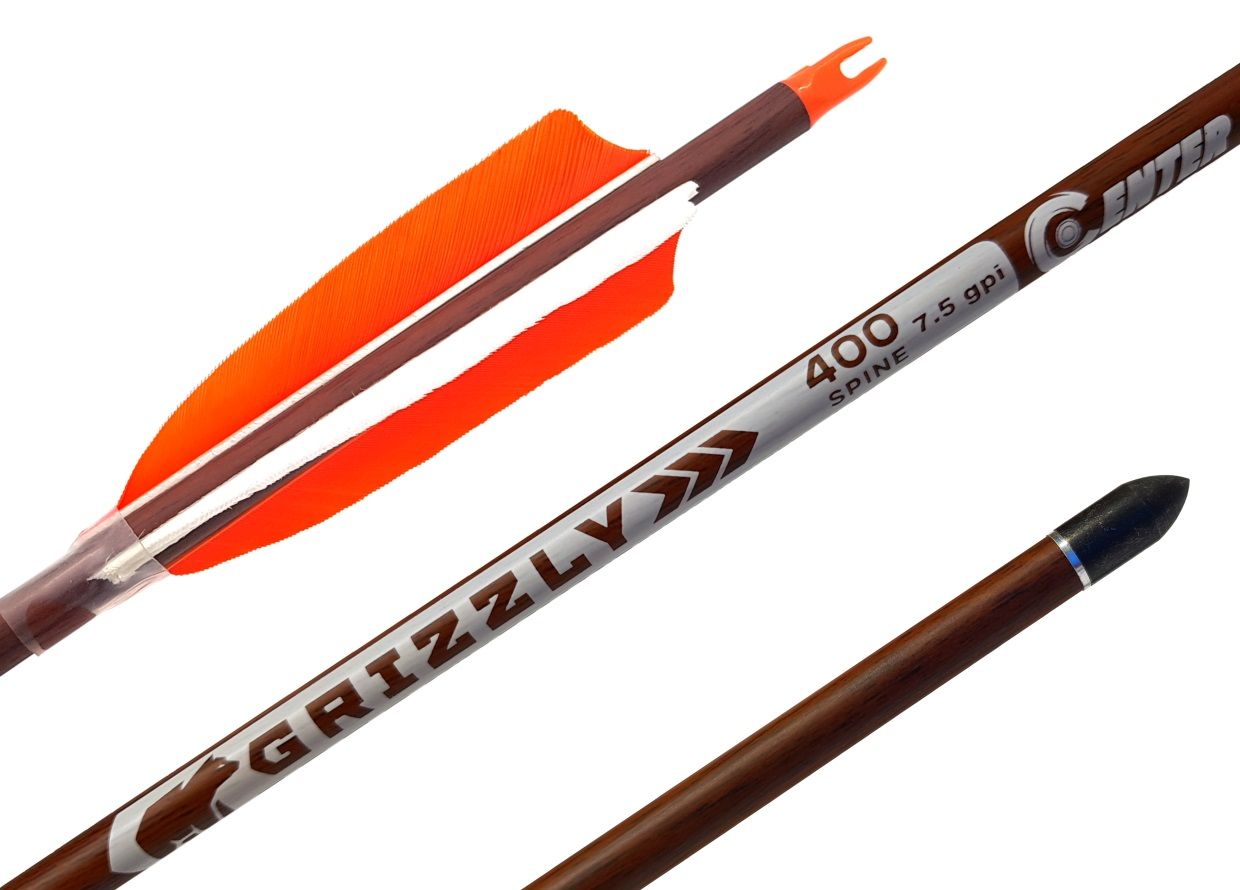  Стрела лучная карбон Grizzly традиция 400