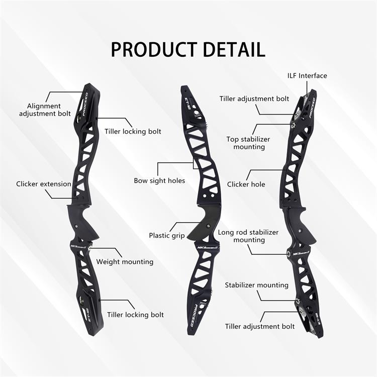 Рукоятка для классического лука Nika Archery ET-12 PROCEED ILF