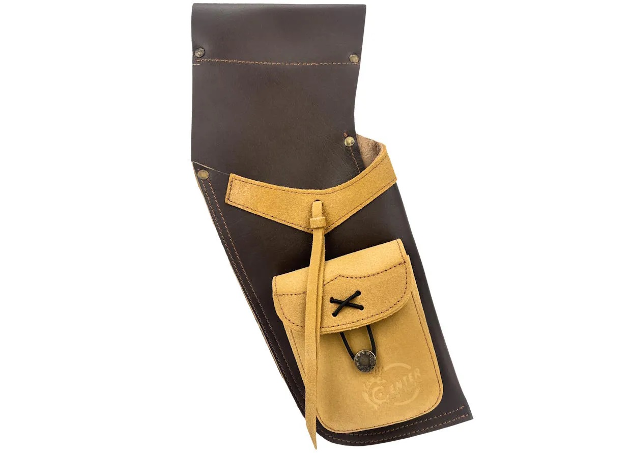 Колчан для арбалетный стрел поясной Centershot (кожа)