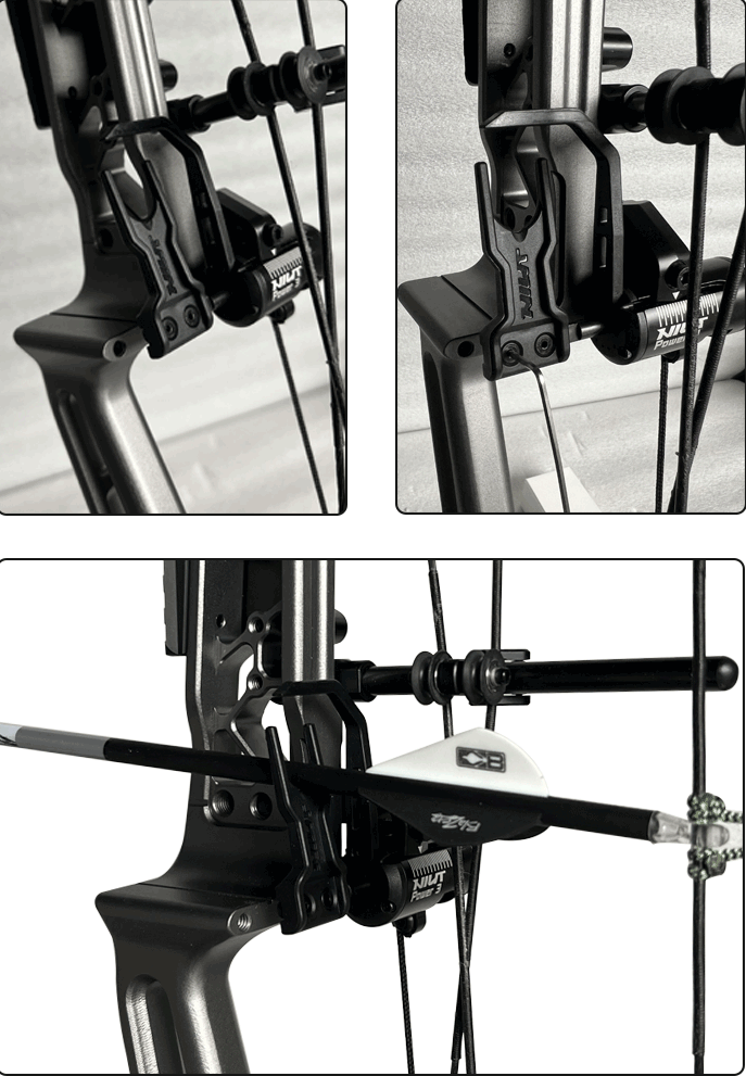 Полочка для блочного лука Niut Power от плеча автомат