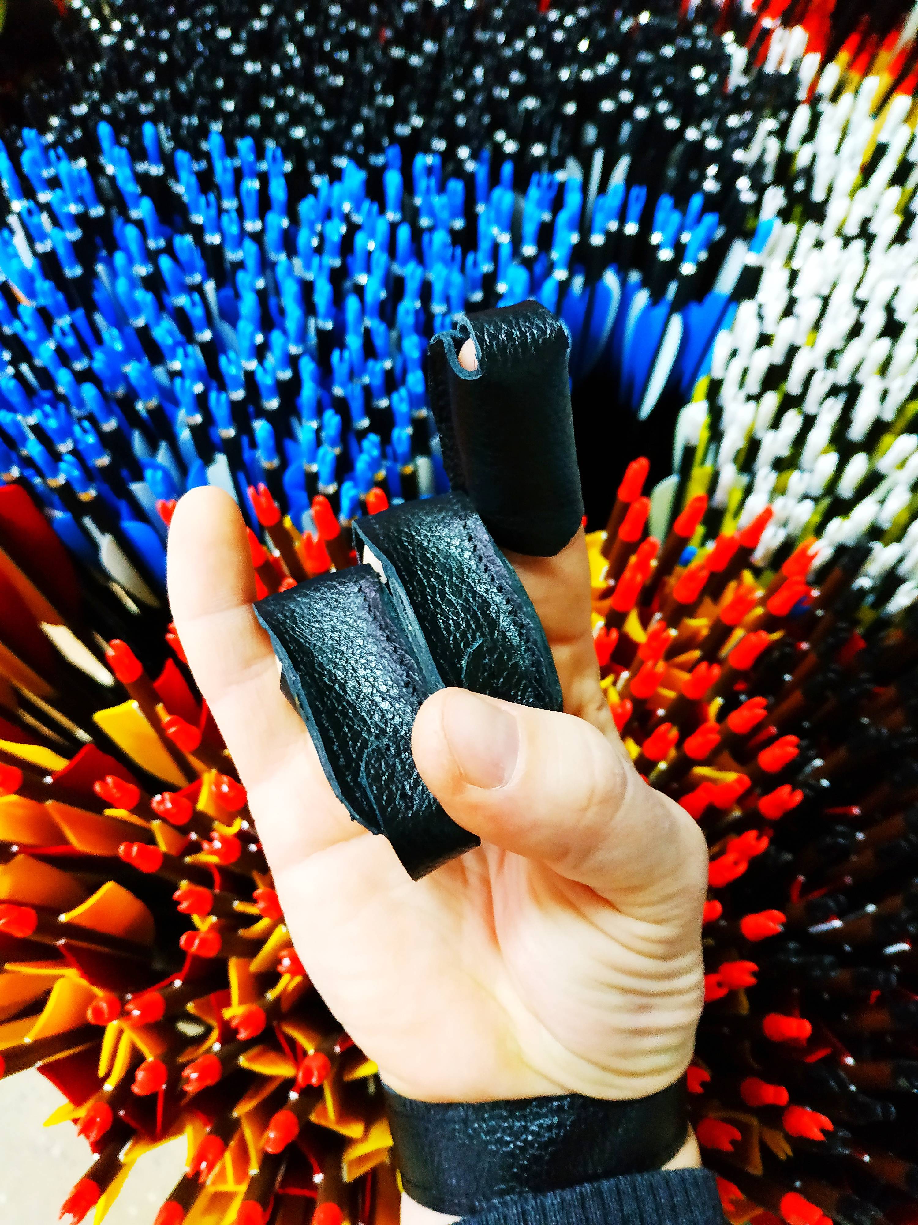 Напальчник традиционный (кожа)