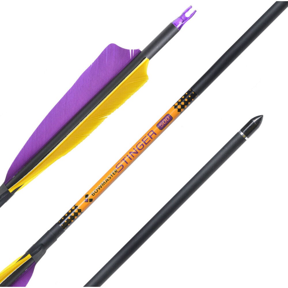 товар Стрела лучная Стингер натуральное перо