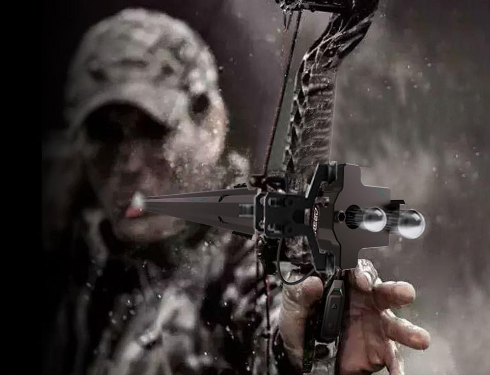 Устройство для стрельбы стальными шариками с блочного лука (шарострел)