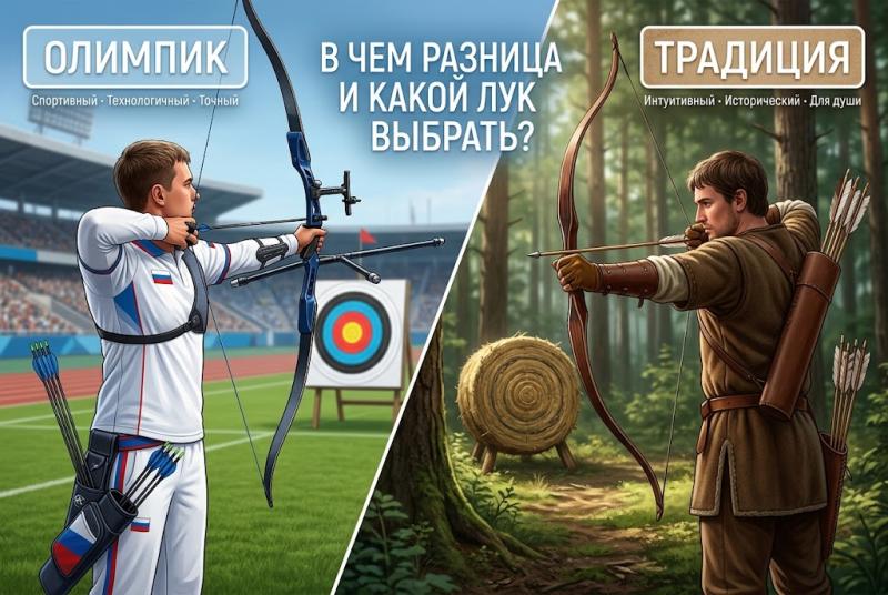 Олимпик или традиционный лук: отличия, особенности и выбор | ORTMEN