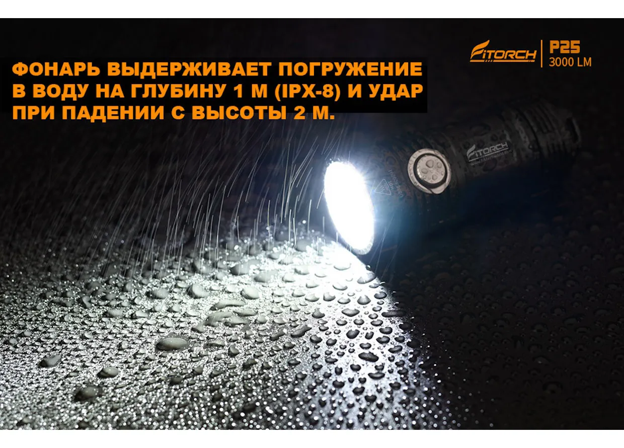 Фонарь FiTorch P25 универсальный 