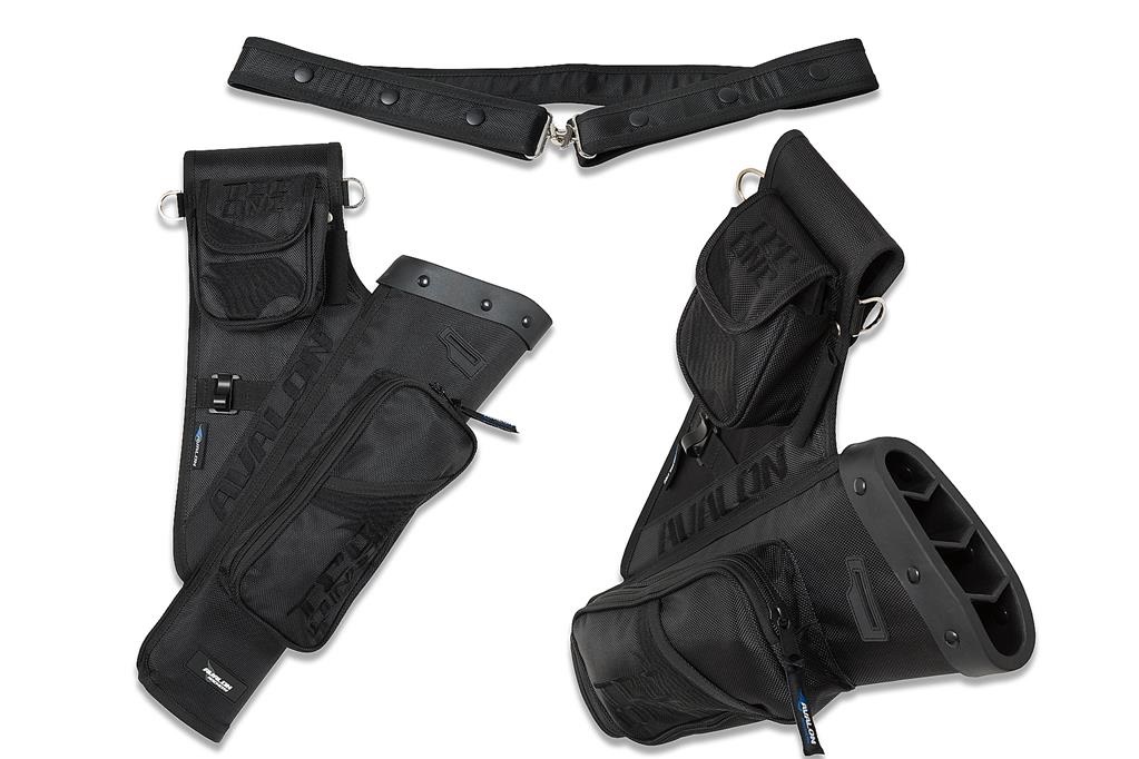 Колчан AVALON TEC ONE Black 2 кармана + пояс черный