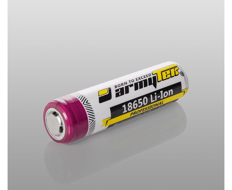 Аккумулятор Armytek 18650 Li-Ion c защитой 3500 mAh																							