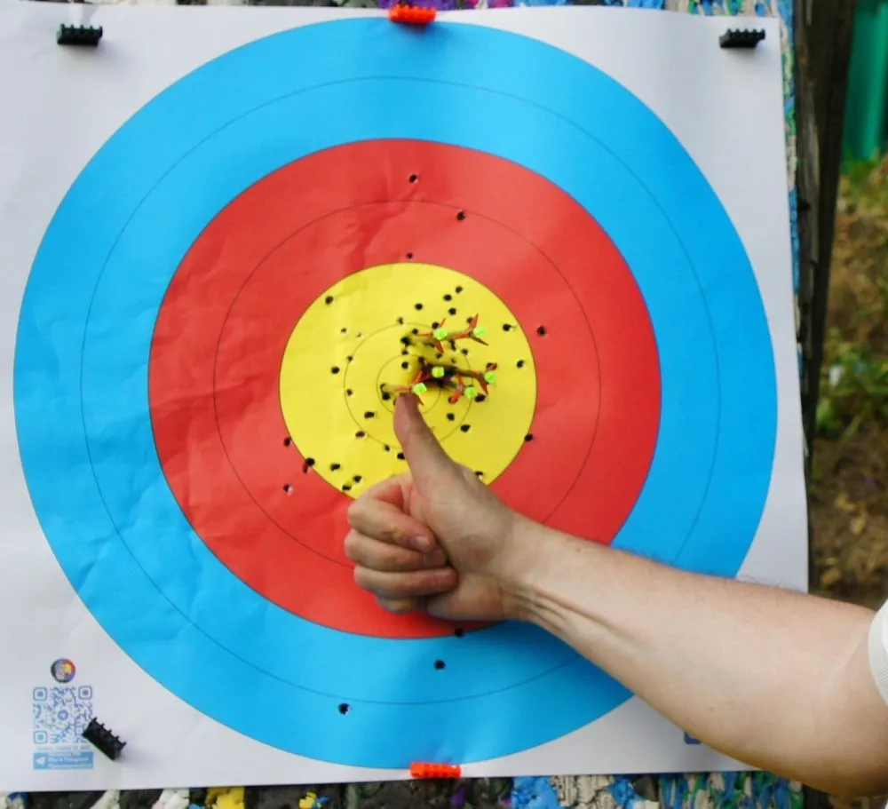 Мишень FITA 80см для стрельбы на 30 и 50 метров (зоны X-10-5)