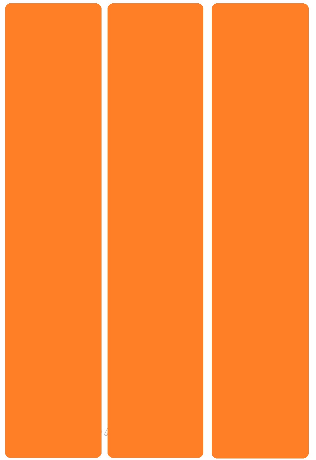 Наклейки на стрелы Оранжевые(12 шт)